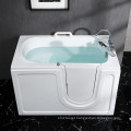 ABS door elderly portable lowes walk in bathtub with shower